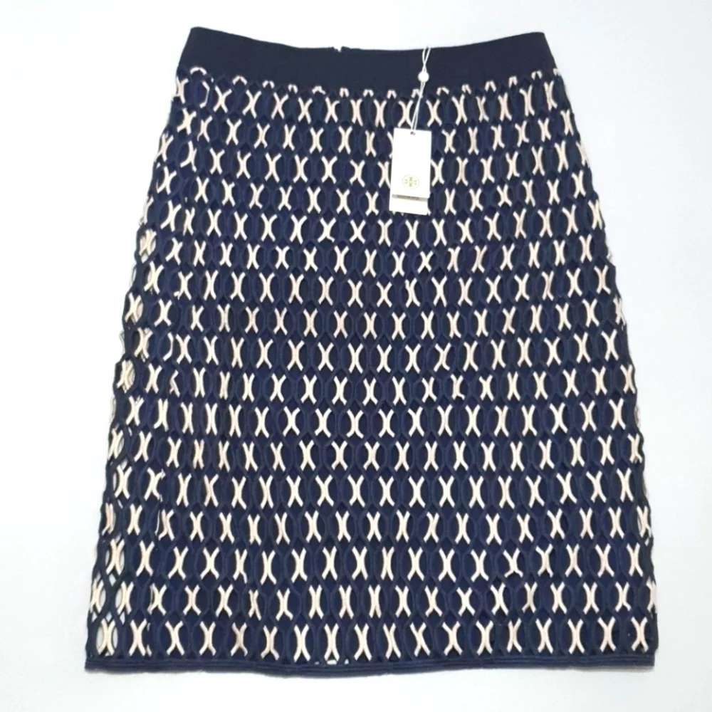 NWT Tory Burch Caroliona Guipure Lace Skirt
